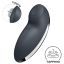 Satisfyer Tap & Climax 2 - 2in1 csikló vibrátor, csiklóizgató (szürke)