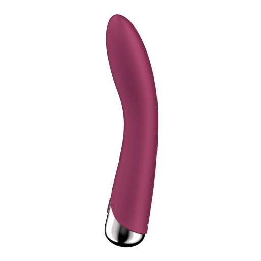 Satisfyer Spinning Vibe 1 - forgó fejes, akkus G-pont vibrátor (piros)
