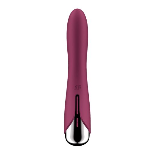 Satisfyer Spinning Vibe 1 - forgó fejes, akkus G-pont vibrátor (piros)