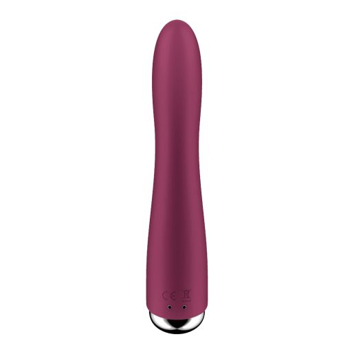 Satisfyer Spinning Vibe 1 - forgó fejes, akkus G-pont vibrátor (piros)
