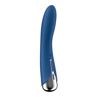   Satisfyer Spinning Vibe 1 - forgó fejes G-pont vibrátor (kék)