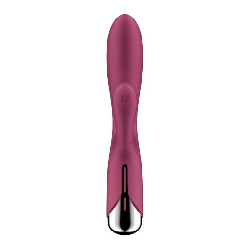 Satisfyer Spinning Rabbit 1 - forgó csiklókaros vibrátor (piros)