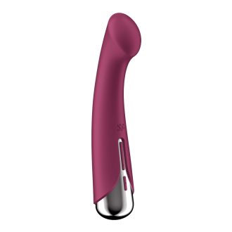   Satisfyer Spinning G-Spot 1 - forgó fejes G-pont vibrátor (piros)