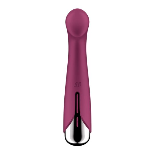 Satisfyer Spinning G-Spot 1 - forgó fejes G-pont vibrátor (piros)
