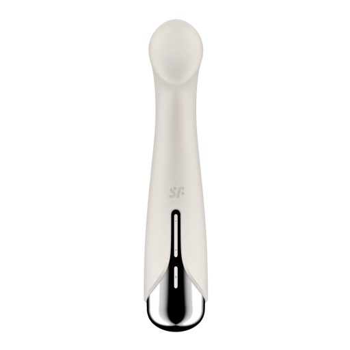 Satisfyer Spinning G-Spot 1 - forgó fejes G-pont vibrátor (bézs)