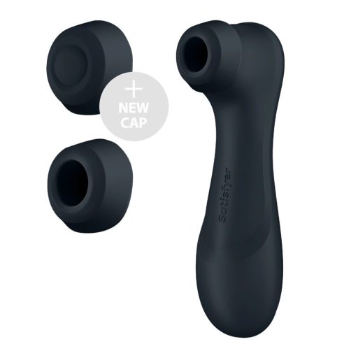 Satisfyer Pro2 Gen3 - okos léghullámos csiklóizgató (sötét szürke)