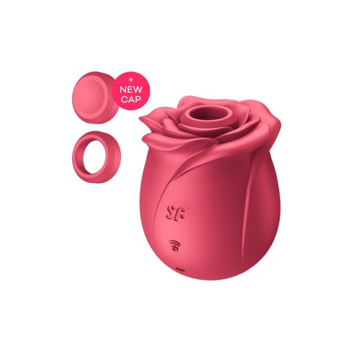 Satisfyer Pro 2 Classic Blossom - léghullámos csiklóizgató (piros)
