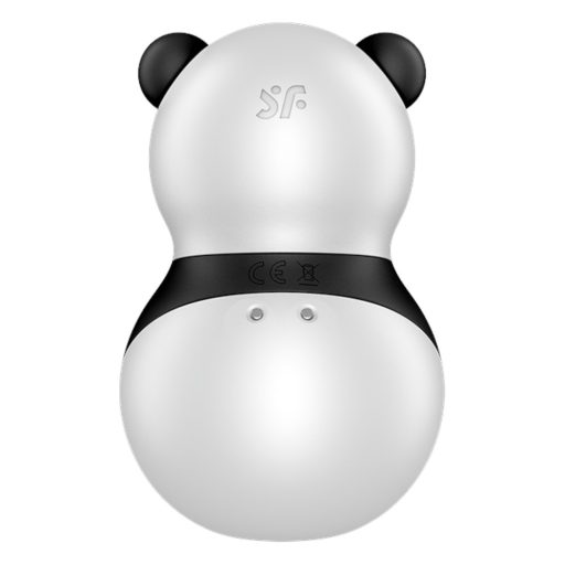 Satisfyer Pocket Panda - léghullámos csiklóizgató (fekete)