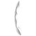 Satisfyer Cosmic Crest 2 - hullámos acéldildó (ezüst)