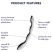 Satisfyer Cosmic Crest 2 - hullámos acéldildó (ezüst)