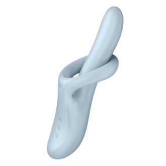   Satisfyer Heat Flex 4 - melegítő csiklókaros vibrátor (ezüst)