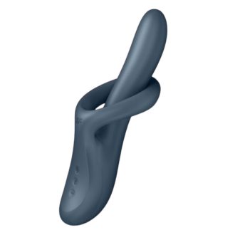   Satisfyer Heat Flex 4 - melegítő csiklókaros vibrátor (szürke)