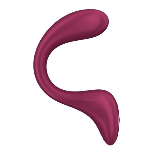 Satisfyer G for Goddess 2 - Csiklóizgató és G-pontos vibrátor (Borvörös)