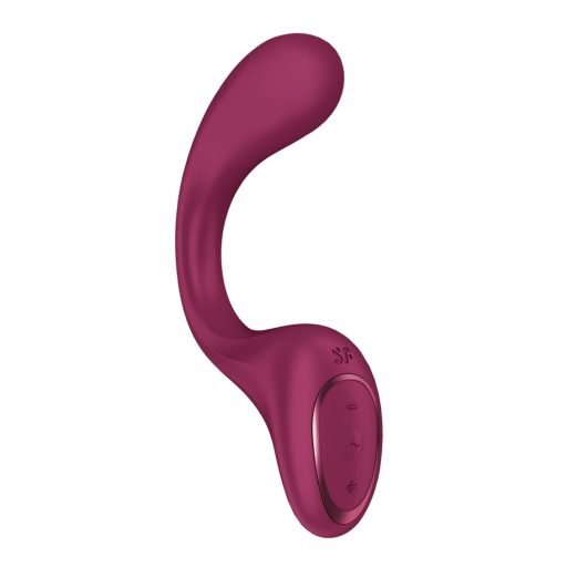 Satisfyer G for Goddess 2 - Csiklóizgató és G-pontos vibrátor (Borvörös)