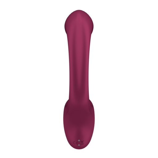 Satisfyer G for Goddess 2 - Csiklóizgató és G-pontos vibrátor (Borvörös)