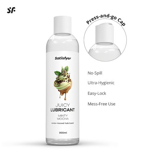 Satisfyer Juicy Minty Mocha - ízesített síkosító (300ml)