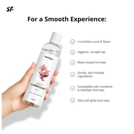 Satisfyer Juicy Silky - vízbázisú síkosító (300ml)