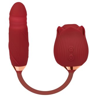 EIS Suck&Flip - nyelves lökő vibrátor (piros)