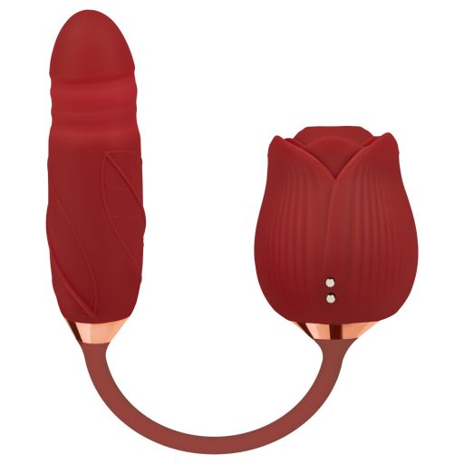 EIS Suck&Flip - nyelves lökő vibrátor (piros)