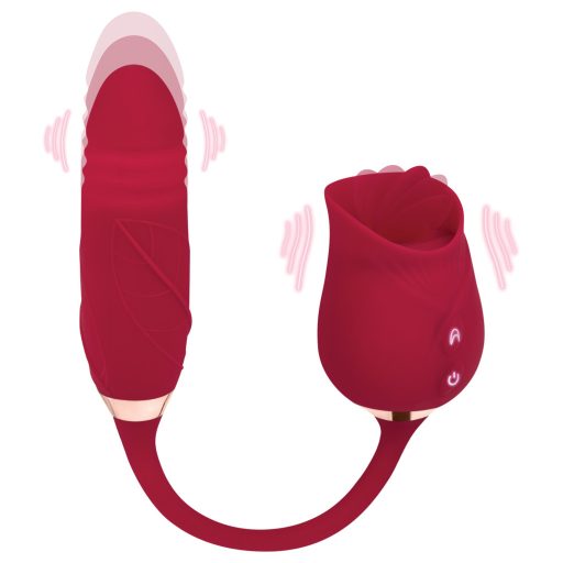 EIS Ooh La La - nyaló, lökő vibrátor (piros)