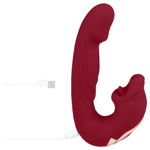 EIS Lick Monster - nyaló, tapogató G-pont vibrátor (piros)