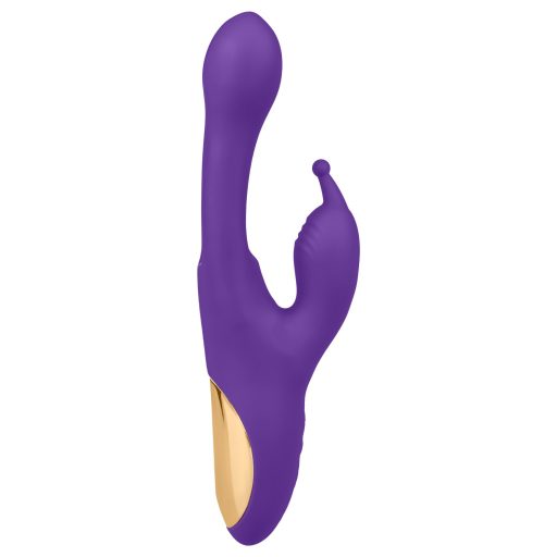 EIS Double Trouble - mozgó nyelves, csikló karos vibrátor (lila)