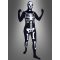 Overall - Speed suit - fekete csontvázas- S