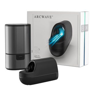   Arcwave Ion - vízálló, akkus, léghullámos maszturbátor (fekete)