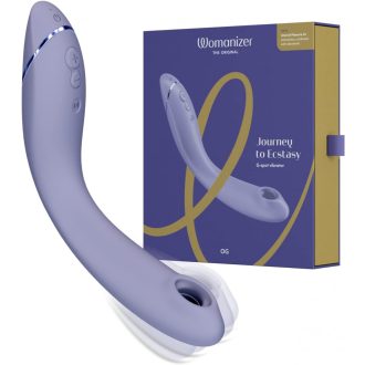   Womanizer OG - akkus, léghullámos 2in1 G-pont vibrátor (lila)