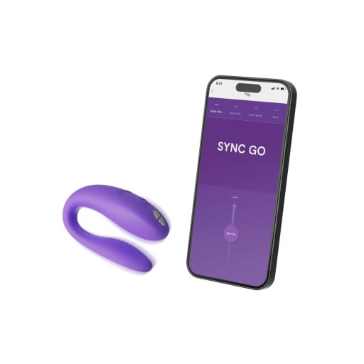 We-Vibe Sync Go - okos, akkus párvibrátor (lila)