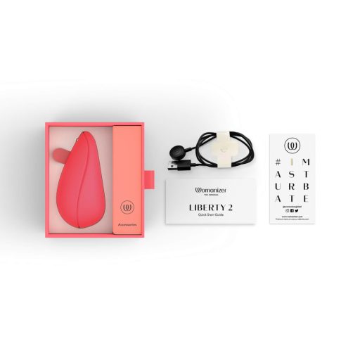 Womanizer Liberty 2 - akkus léghullámos csiklóizgató (pink)