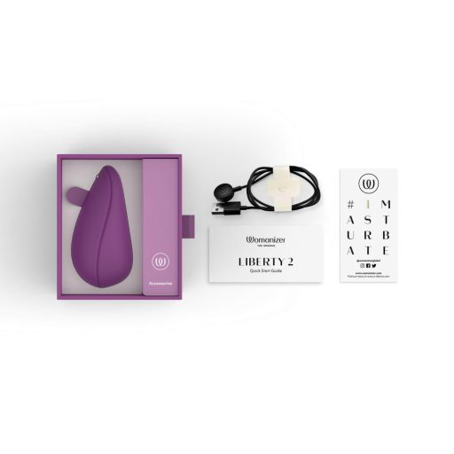 Womanizer Liberty 2 - léghullámos csiklóizgató (lila)