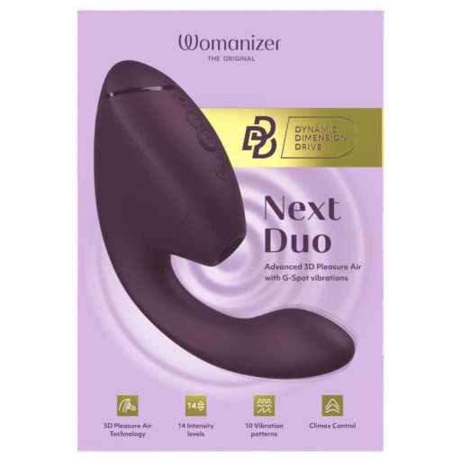 Womanizer Next Duo - 2in1 G-pont vibrátor (lila)
