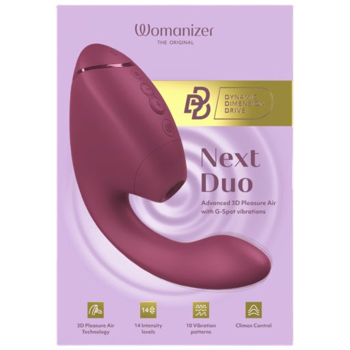 Womanizer Next Duo - 2in1 G-pont vibrátor (pink)