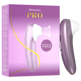 Womanizer Pro - léghullámos csiklóizgató (lila)