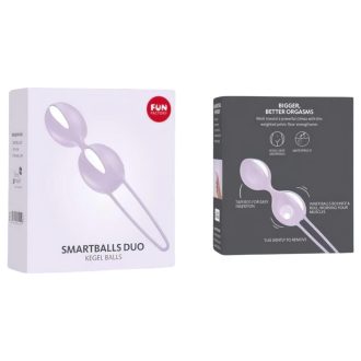   Fun Factory Smartballs Duo - kegel tréner belső golyóval (lila)