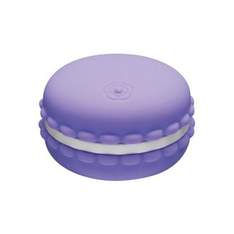 Kawaii Macaroon - akkus, vízálló csikló vibrátor (lila)