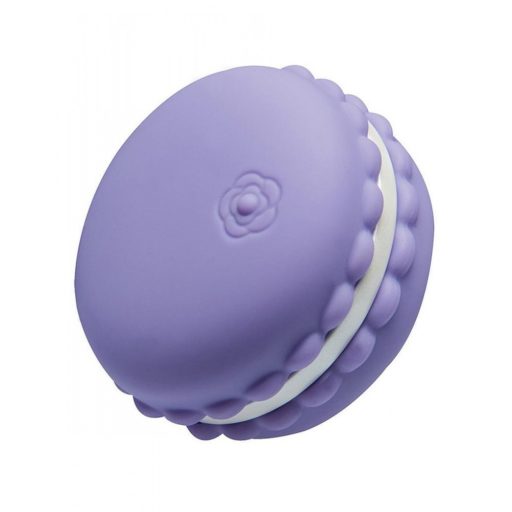 Kawaii Macaroon - akkus, vízálló csikló vibrátor (lila)