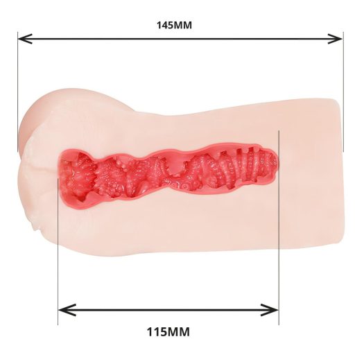 TAMASHII Squeezing Ranch - anime műpunci maszturbátor (natúr)