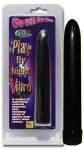 Slim-Line fekete rúdvibrátor - play by night