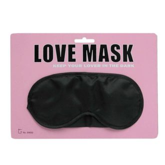 Love Mask - Fekete szemmaszk