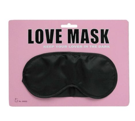 Love Mask - Fekete szemmaszk