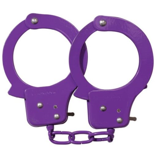 SEX EXTRA - METAL CUFFS PURPLE