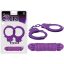 SEX EXTRA - fém bilincs és kötél - lila