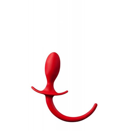 Shove Up 3.5 inch Butt Plug With Tail Red