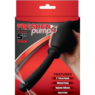 FRESHEN PUMP I fekete intim zuhany (13cm)