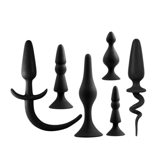 BACK UP Anál plug készlet (Fekete)