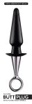   5" SILICONE BUTT PLUG I - Szilikon anál plug - fenékdugó (Fekete) 22cm x 3,4cm