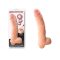 REAL SEDUCER Flexible Vibrating Dong 8.5 inch - Élethű vibrátor herékkel - 22 cm (Bőrszínű)