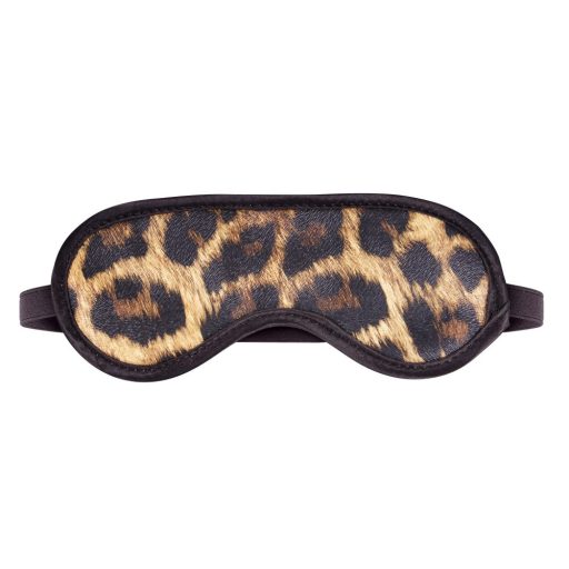 LEOPARD FRENZY - Leopárd mintás műbőr szemmaszk